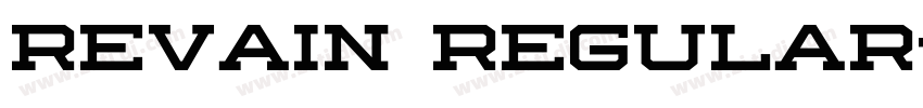 Revain Regular字体转换 Revain Regular字体转换